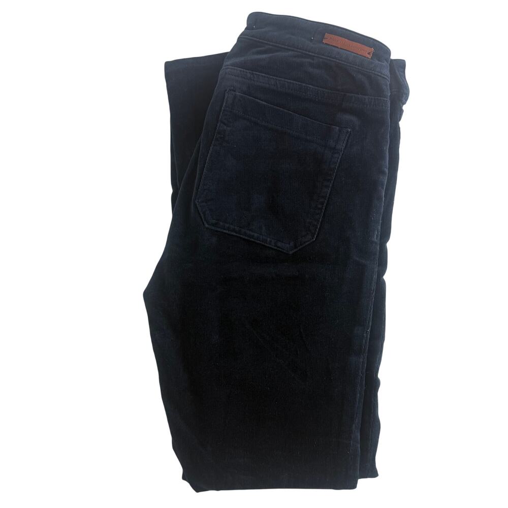 Pilcro Anthropologie Womens High-Rise Skinny Pockets Navy Corduroy Pants 26